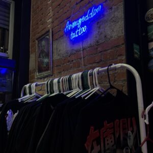 Camisetas en Armageddon Tattoo Shop